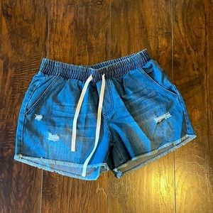 SUPER Comfy Jean Stretch Shorts